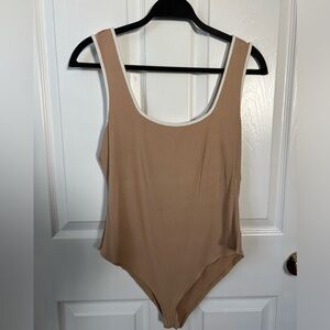 Nude Square Neck Bodysuit
